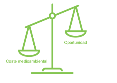 Balanza coste medioambiental y oportunidad